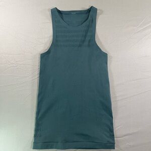 Lululemon Lasercut Submarine Blue Tank Top Workout